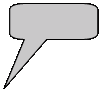 Speech Bubble: Rectangle with Corners Rounded: 